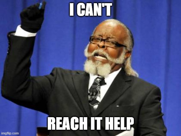 help | I CAN'T; REACH IT HELP | image tagged in memes,too damn high | made w/ Imgflip meme maker