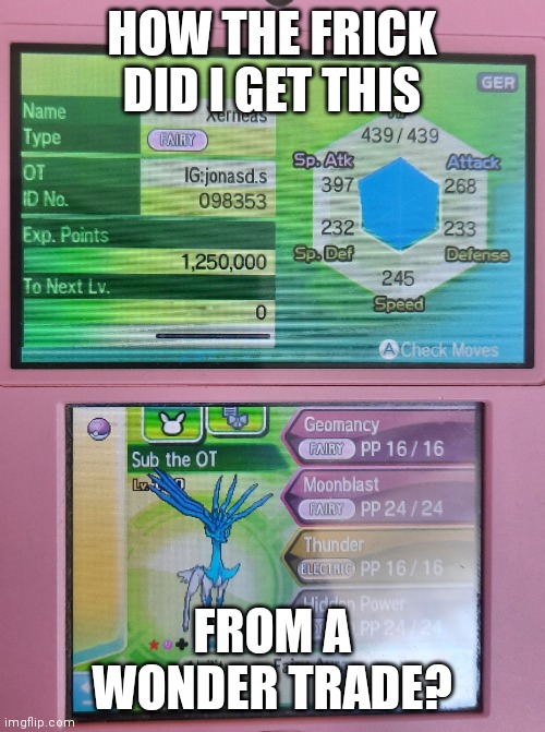 HOW THE FRICK DID I GET THIS; FROM A WONDER TRADE? | made w/ Imgflip meme maker