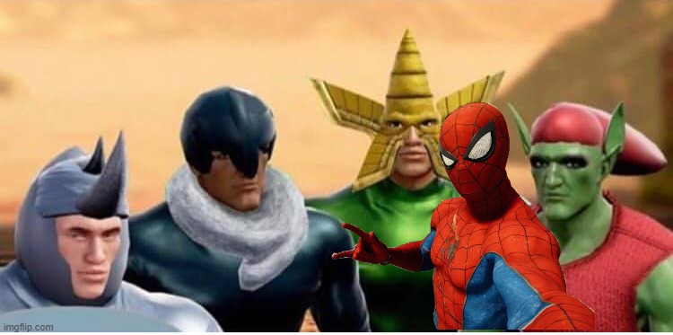 ME AND THE BOYS 3D | image tagged in me and the boys 3d,cheese,spiderman | made w/ Imgflip meme maker