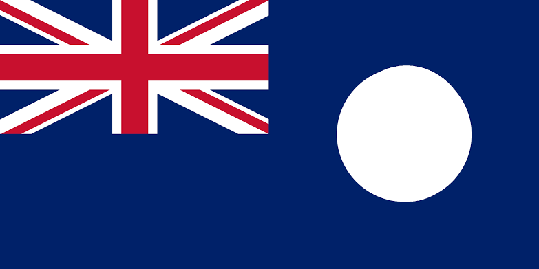 High Quality British colony flag Blank Meme Template