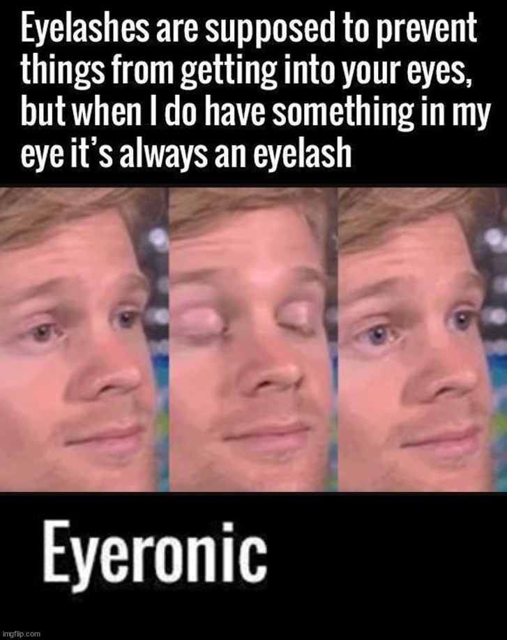 image tagged in blinking guy,eye roll | made w/ Imgflip meme maker