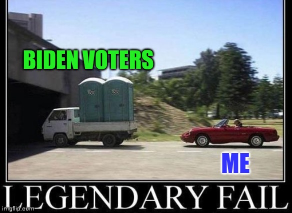 BIDEN VOTERS ME | made w/ Imgflip meme maker