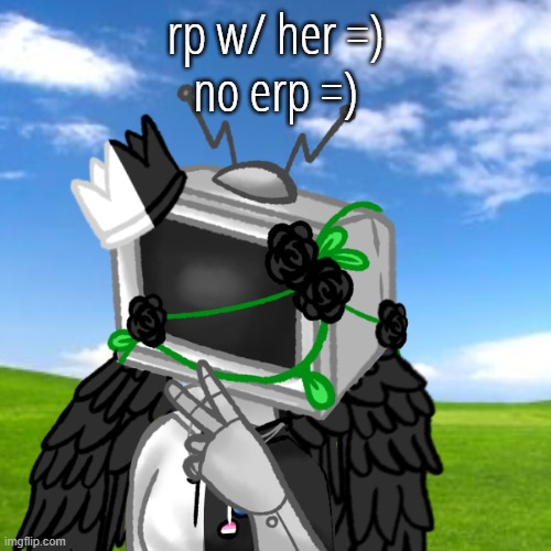 rp w/ her =)
no erp =) | made w/ Imgflip meme maker