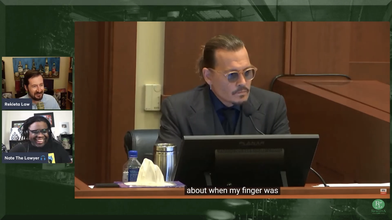 Johnny Depp Cross Examination Blank Meme Template