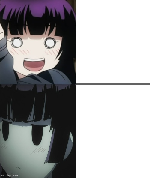 High Quality yuuko san drake hotline bling Blank Meme Template