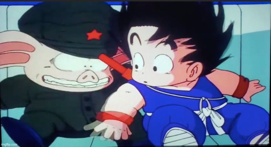 Goku Checking For Genitals | image tagged in goku checking for genitals | made w/ Imgflip meme maker