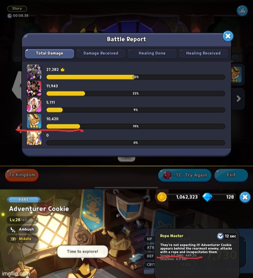 BRO- HIS SINGLE HIT DAMAGE IS 449.2 TFFF HE SHOULD BE A EPIC | made w/ Imgflip meme maker