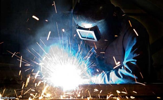 welder | image tagged in welder | made w/ Imgflip meme maker