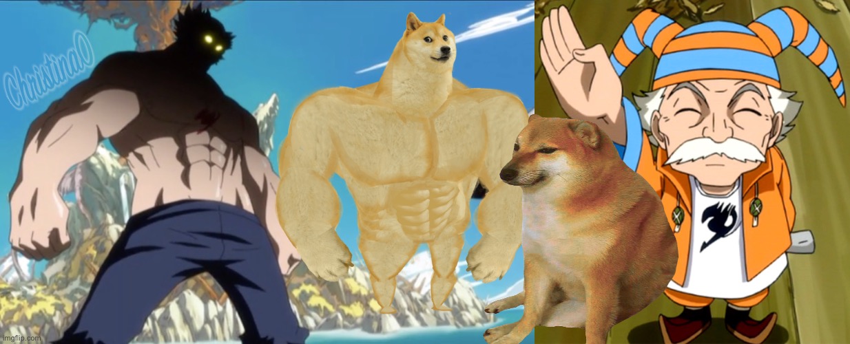 Fairy Tail Memes Makarov Doge | image tagged in fairy tail,fairy tail memes,anime,makarov dreyar,fairy tail meme,doge | made w/ Imgflip meme maker