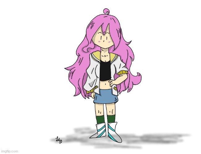 here to post a small drawing that's probably it bye? | made w/ Imgflip meme maker