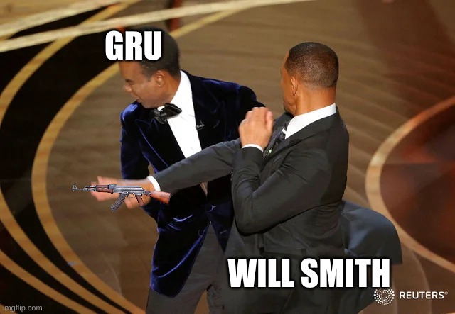 Will Smith punching Chris Rock | GRU WILL SMITH | image tagged in will smith punching chris rock | made w/ Imgflip meme maker