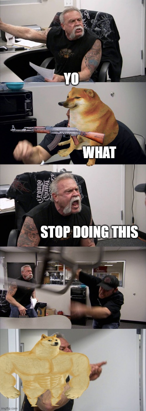 mmmmm | YO; WHAT; STOP DOING THIS | image tagged in memes,american chopper argument | made w/ Imgflip meme maker