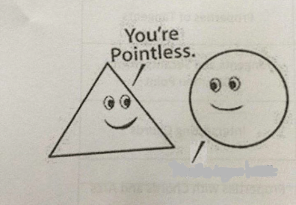You're Pointless Template Blank Meme Template