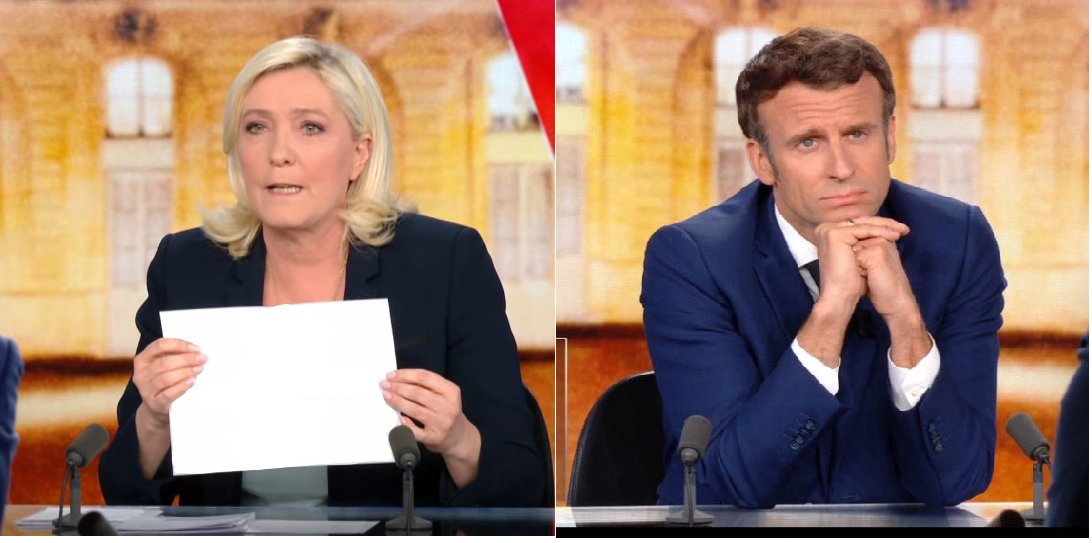 debat french presidential Blank Meme Template