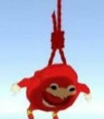 Knuckles commiting suicide Blank Meme Template