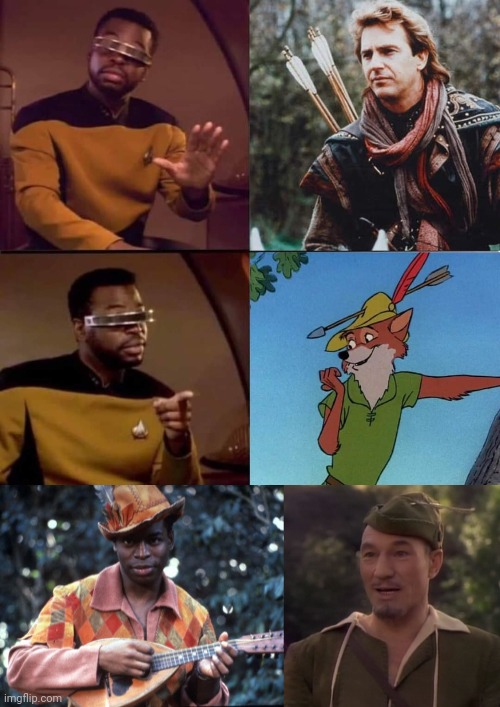 Robin Hood Star Trek | image tagged in star trek,robin hood | made w/ Imgflip meme maker
