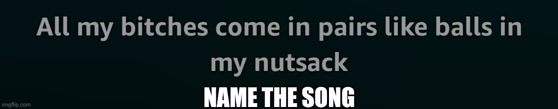 NAME THE SONG | made w/ Imgflip meme maker