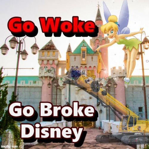 Woke Disney in Process of Going Broke | image tagged in dinsey,mickey mouse,memes | made w/ Imgflip meme maker