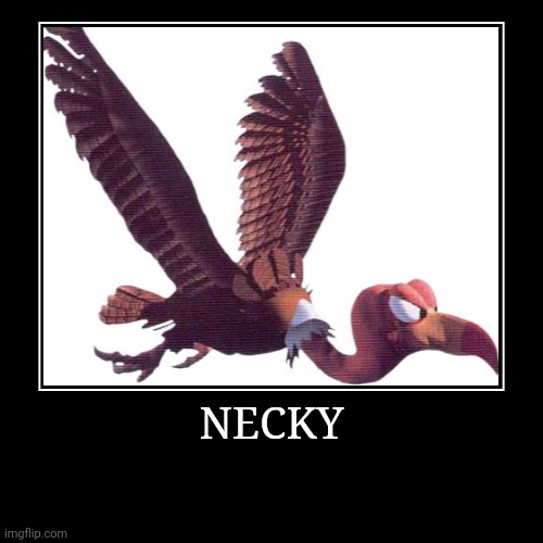 Necky | NECKY | | image tagged in demotivationals,donkey kong,necky | made w/ Imgflip demotivational maker