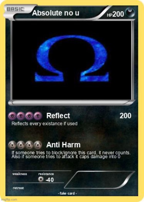 image tagged in absolute no u | made w/ Imgflip meme maker