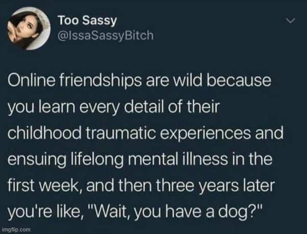 true | image tagged in relatable,online | made w/ Imgflip meme maker