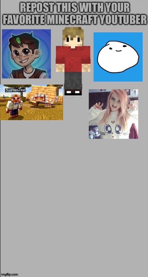 I have two smallishbeans is already on here so I added Ldshadowlady | made w/ Imgflip meme maker