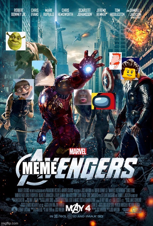 Meme avengers | image tagged in movies | made w/ Imgflip meme maker