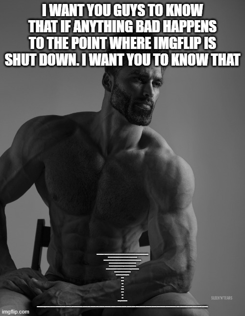 just incase | I WANT YOU GUYS TO KNOW THAT IF ANYTHING BAD HAPPENS TO THE POINT WHERE IMGFLIP IS SHUT DOWN. I WANT YOU TO KNOW THAT; THE FITNESSGRAM™ PACER TEST IS A MULTISTAGE AEROBIC CAPACITY TEST THAT PROGRESSIVELY GETS MORE DIFFICULT AS IT CONTINUES.
THE 20-METER PACER TEST WILL BEGIN IN 30 SECONDS. LINE UP AT THE START.
THE RUNNING SPEED STARTS SLOWLY BUT GETS FASTER EACH MINUTE AFTER YOU HEAR THIS SIGNAL.
A SINGLE LAP SHOULD BE COMPLETED EACH TIME YOU HEAR THIS SOUND.
REMEMBER TO RUN IN A STRAIGHT LINE, AND RUN AS LONG AS POSSIBLE.
THE SECOND TIME YOU FAIL TO COMPLETE A LAP BEFORE THE SOUND, YOUR TEST IS OVER.
THE TEST WILL BEGIN ON THE WORD START.
ON YOUR MARK, GET READY, START.

LEVEL 1
FEEL IT
ONE
TWO
THREE
FOUR
FIVE
SIX
SEVEN; END OF LEVEL ONE
                                                    


ALSOO. YOUR ALL GAY, DON'T CARE + DIDN'T ASK + CRY ABOUT IT + STAY MAD + GET REAL + L + MALD SEETHE COPE HARDER + HOES MAD + BASIC + SKILL ISSUE + RATIO + YOU FELL OFF + THE AUDACITY + TRIGGERED + ANY ASKERS + BLUEPILLED + GET A LIFE + OK AND? + CRINGE + TOUCH GRASS + DONOWALLED + NOT BASED + YOU'RE A BASIC BITCH + NOT FUNNY DIDN'T LAUGH + YOU'RE* + GRAMMAR ISSUE + GO OUTSIDE + GET GOOD + REPORTED + AD HOMINEM + | image tagged in giga chad | made w/ Imgflip meme maker