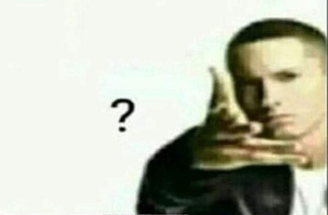 High Quality Eminem ? Lq Blank Meme Template