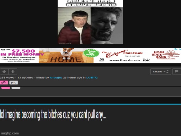 note for mods like kara: this is a joke, cope harder. | made w/ Imgflip meme maker