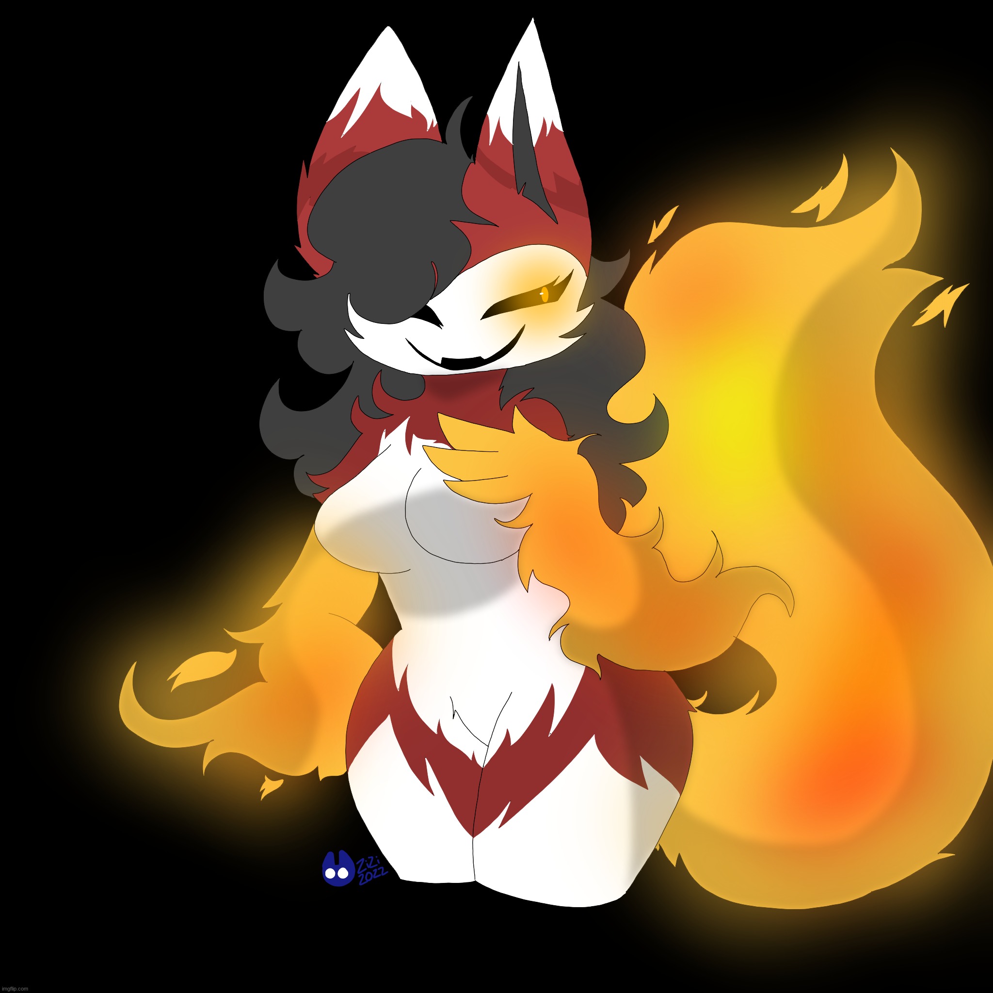 New Oc! Meet Wildfire. (Thanks Merio for the Design!) | image tagged in wildfire | made w/ Imgflip meme maker