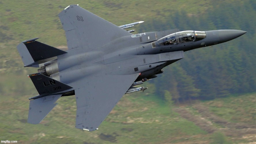 F-15 Mach Loop | image tagged in f-15 mach loop | made w/ Imgflip meme maker