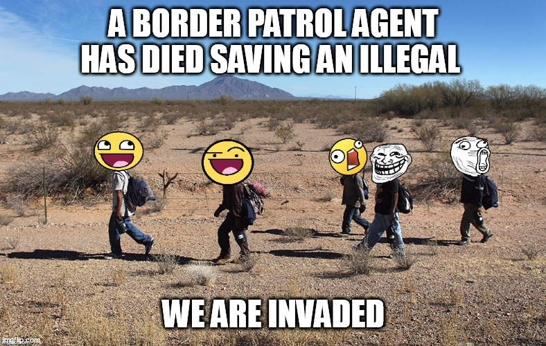 Memeigrants Crossing The Border Imgflip