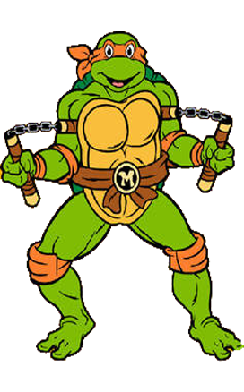 High Quality Mikey The Ninja Turtle Blank Meme Template