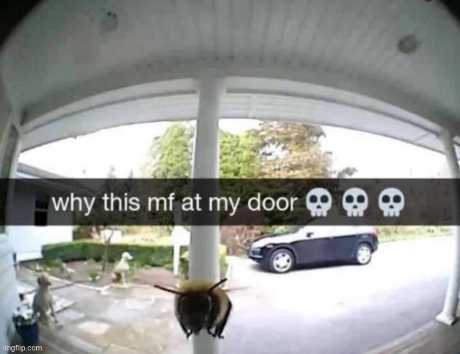why he at the door tho | made w/ Imgflip meme maker