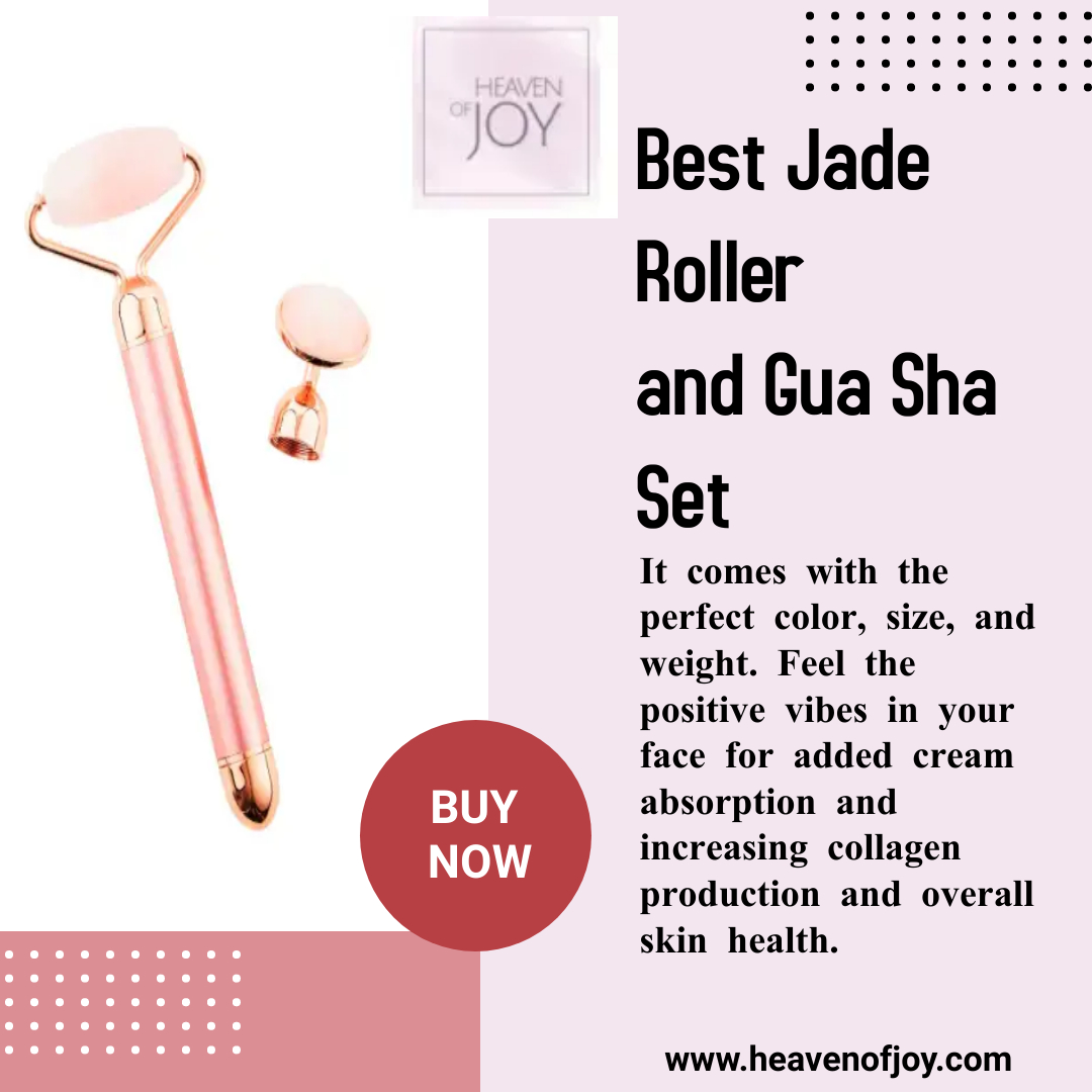 High Quality Best Jade Roller and Gua Sha Set Blank Meme Template