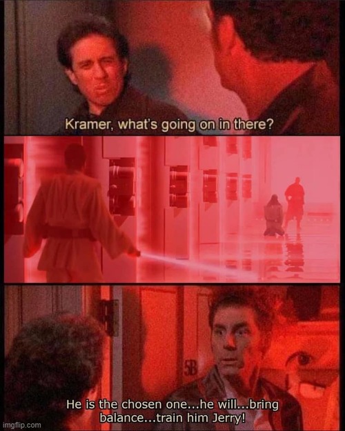 Anakin About Nothing | image tagged in star wars,seinfeld | made w/ Imgflip meme maker