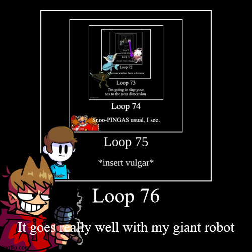 Loop 76 | image tagged in funny,demotivationals | made w/ Imgflip demotivational maker