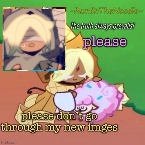 PureVanilla | please; please don’t go through my new imges | image tagged in purevanilla | made w/ Imgflip meme maker