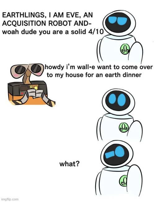 wall e my beloved | made w/ Imgflip meme maker