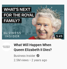 High Quality what will happen when Queen Elizabeth II dies? Blank Meme Template