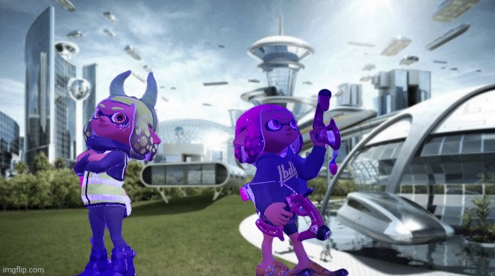 Inkmatas and Switch hood ended up in the human future | made w/ Imgflip meme maker