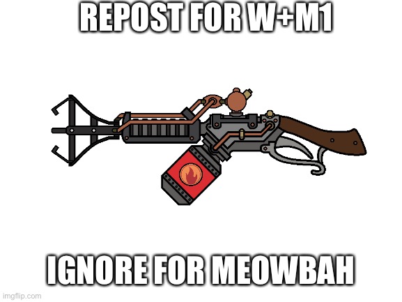 dead ignore for section | REPOST FOR W+M1; IGNORE FOR MEOWBAH | image tagged in blank white template | made w/ Imgflip meme maker
