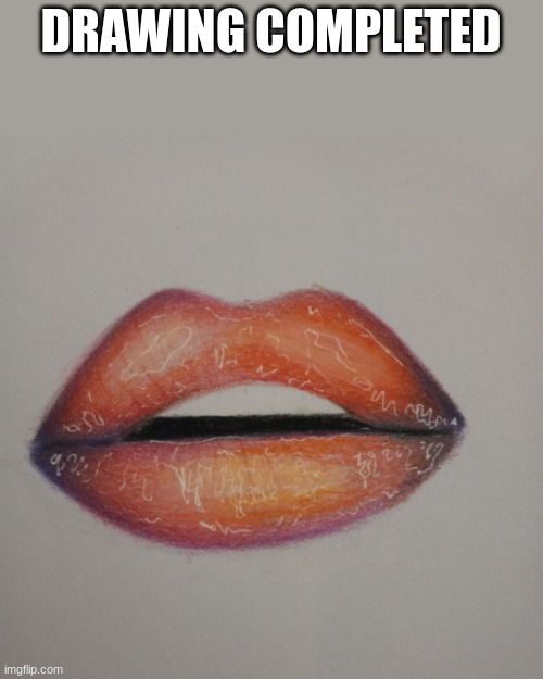 DRAWING COMPLETED | made w/ Imgflip meme maker