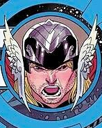 High Quality THOR helmet head Blank Meme Template