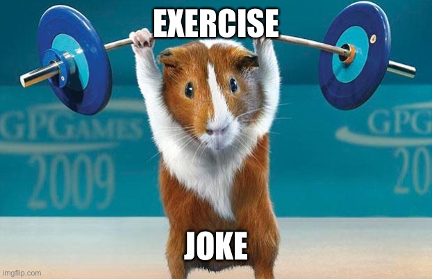 Funny exercise  | EXERCISE JOKE | image tagged in funny exercise | made w/ Imgflip meme maker