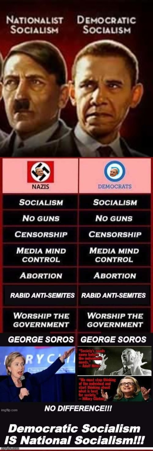 High Quality Democratic Socialism is National Socialism chart Blank Meme Template