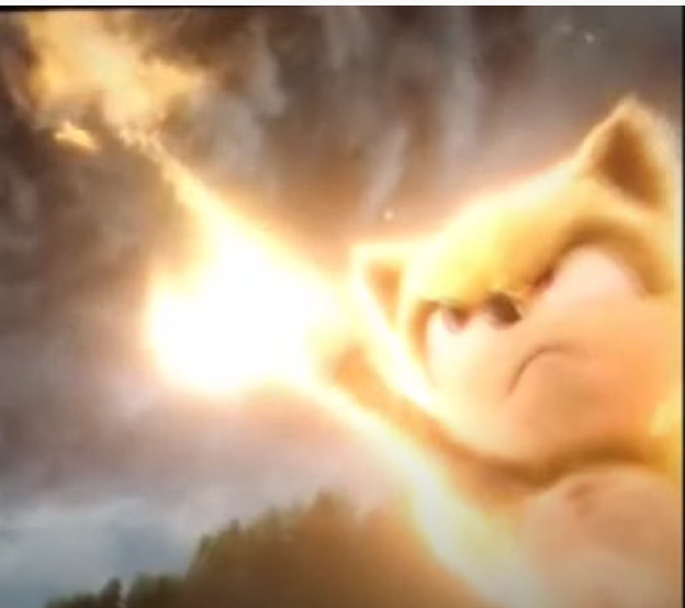 Movie Super Sonic Chili Dog Summon Blank Meme Template