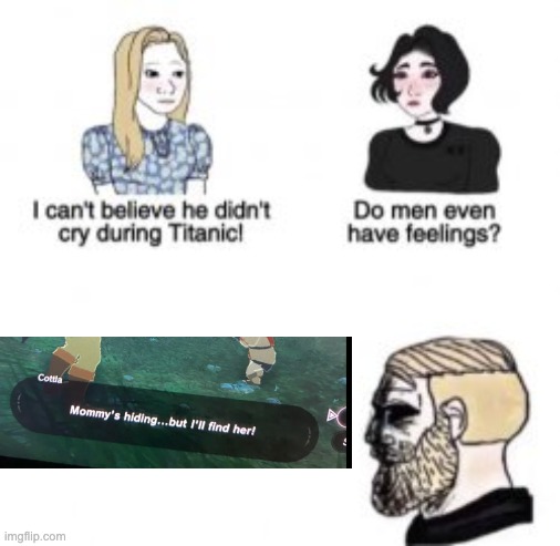 *this is so sad* | image tagged in i can't believe he didn't cry during titanic,the legend of zelda breath of the wild | made w/ Imgflip meme maker