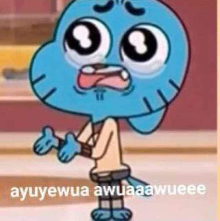 Crying gumball Blank Meme Template